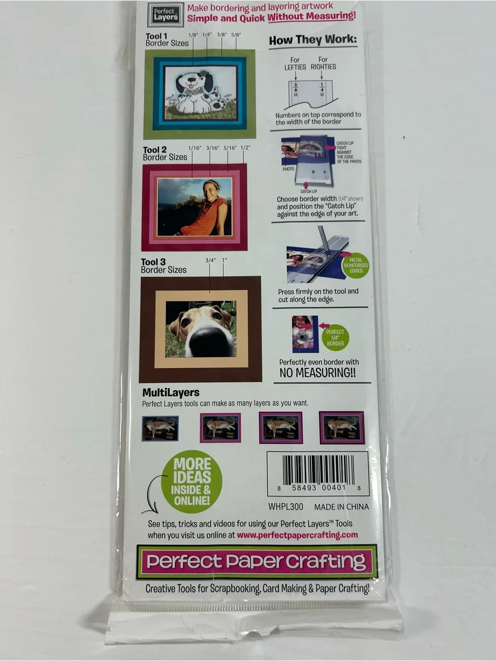 Perfect Layers matting layering border making tool rulers for papercrafting
